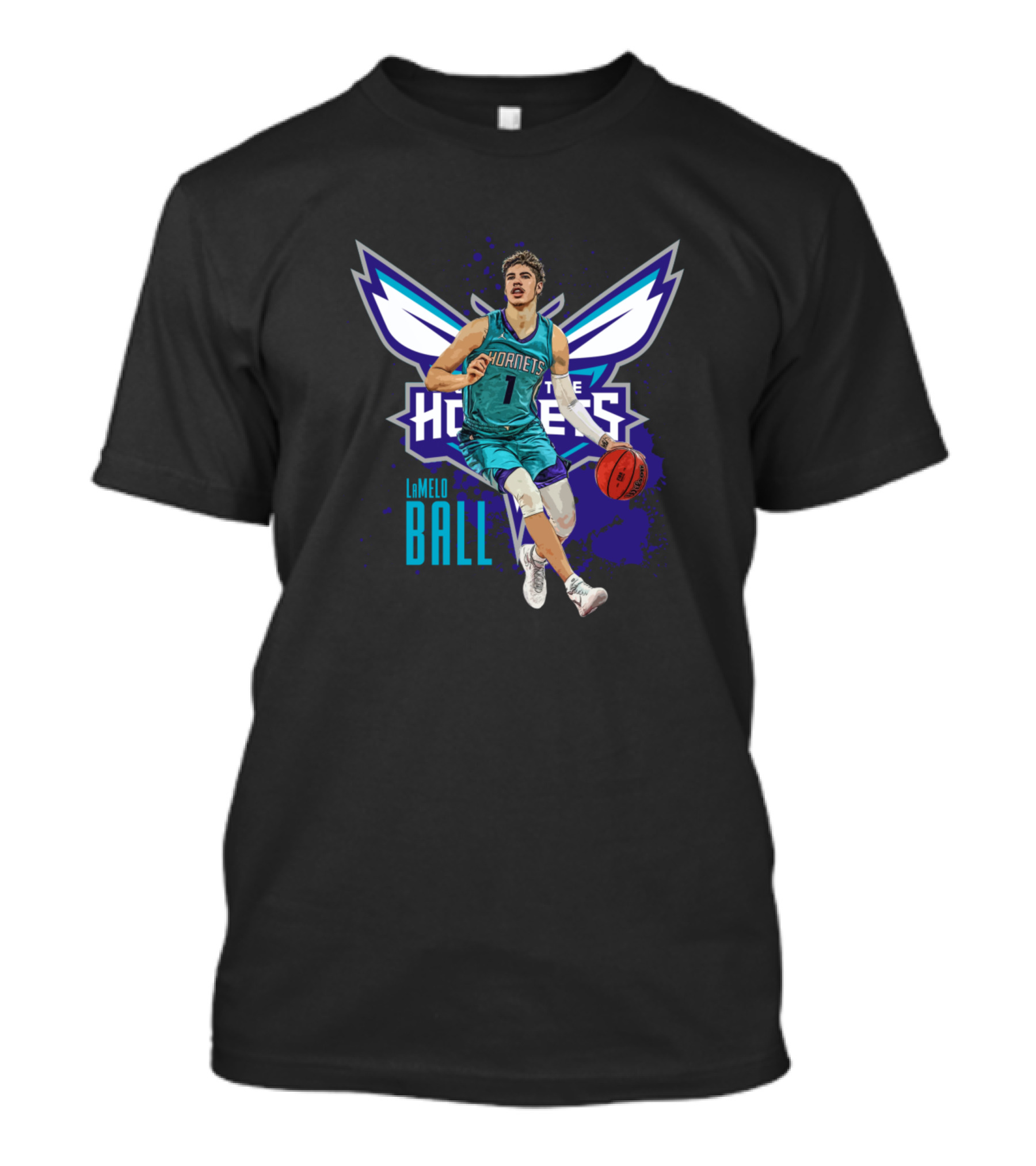 LaMelo Ball Charlotte Hornets NBA Basketball Player T-Shirt