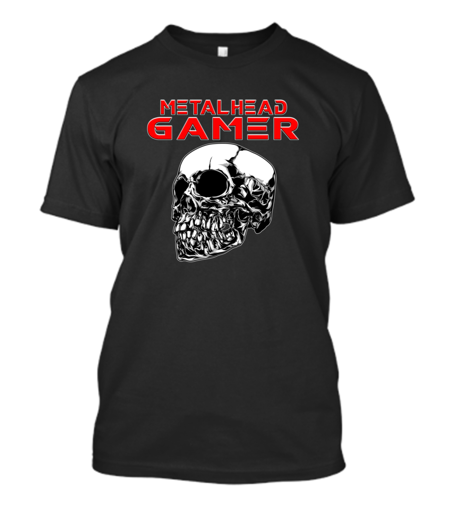 Metalhead Gamer Skull T-Shirt