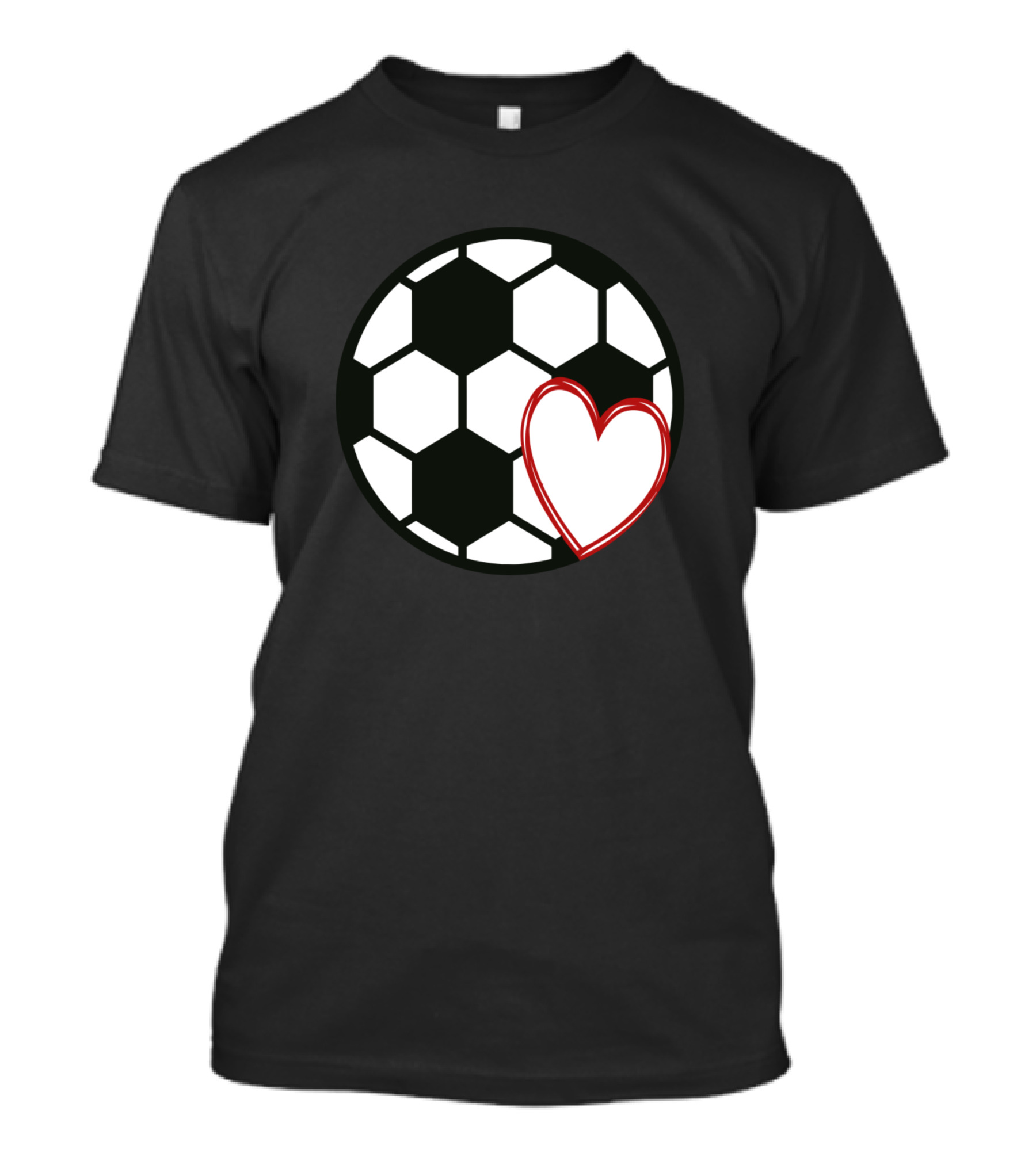Soccer Ball With Heart T-Shirt