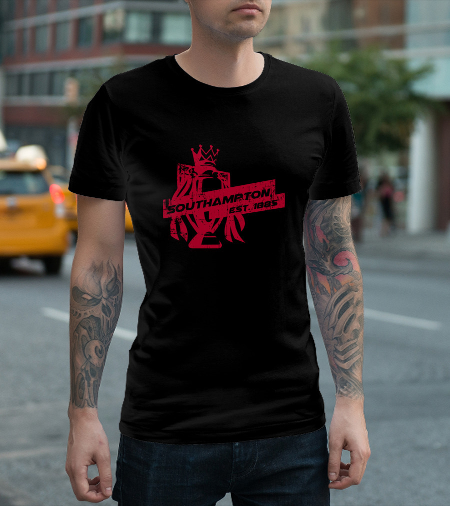 Southampton Est 1885 Premier League Crown T-Shirt