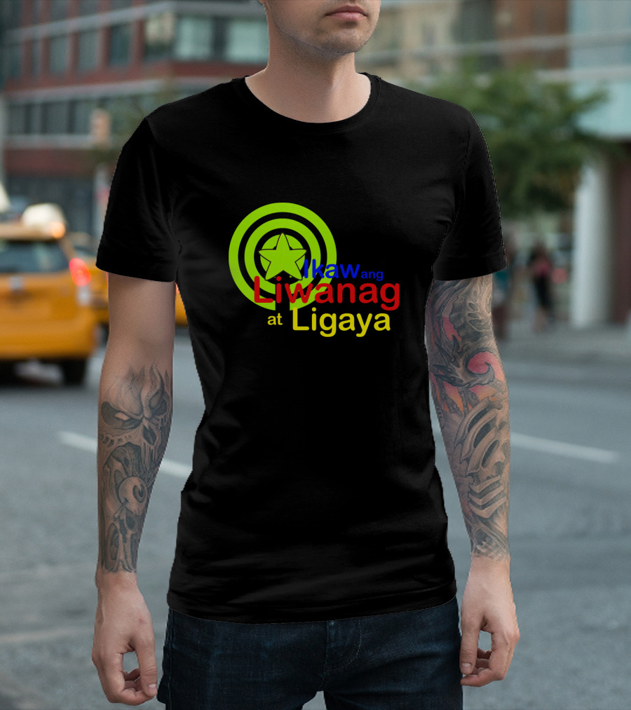 ABS CBN Ikaw Ang Liwanag At Ligaya Star Symbol Circles T-Shirt