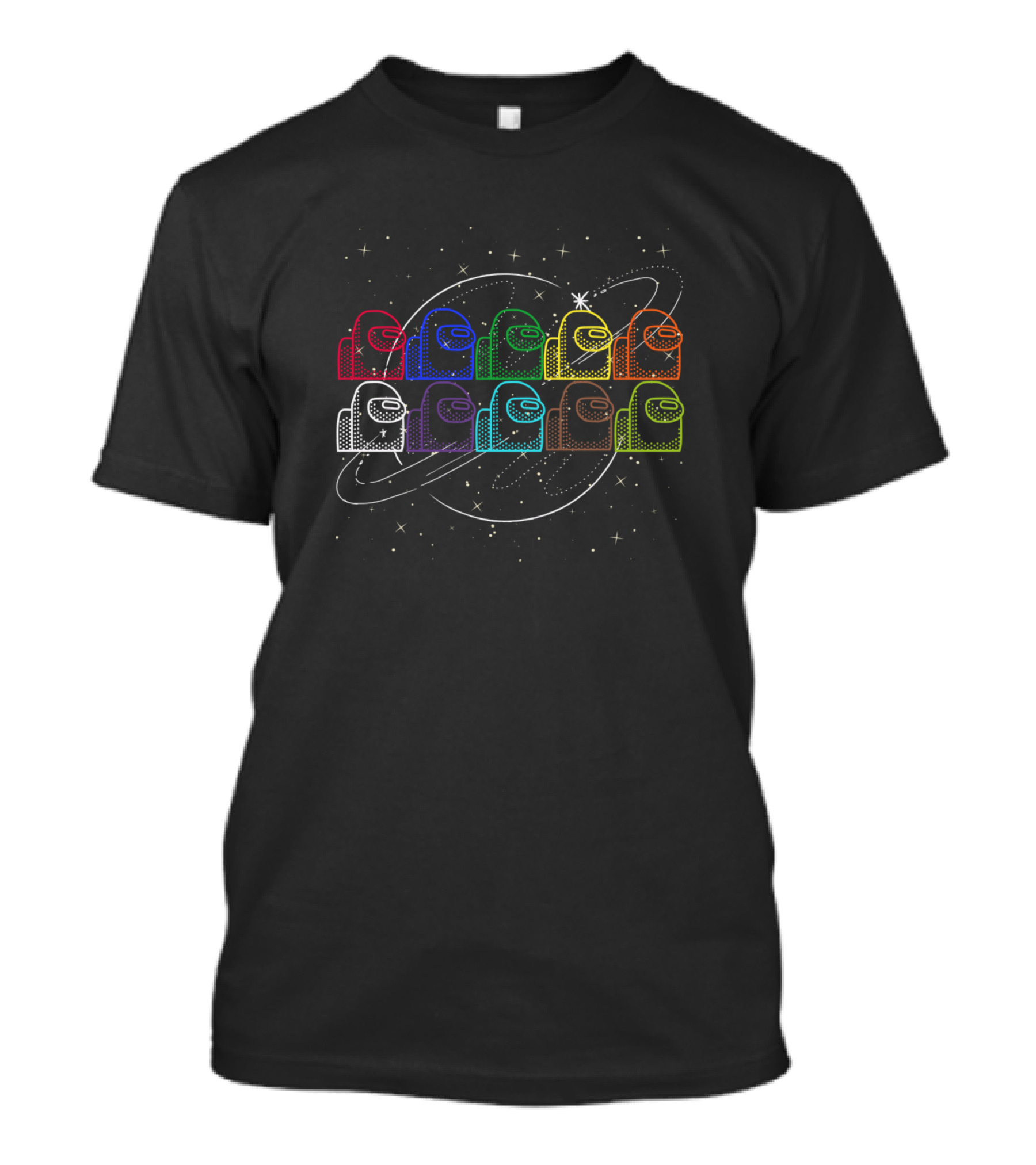 Among Us Crew Space Squad Goals T-Shirt