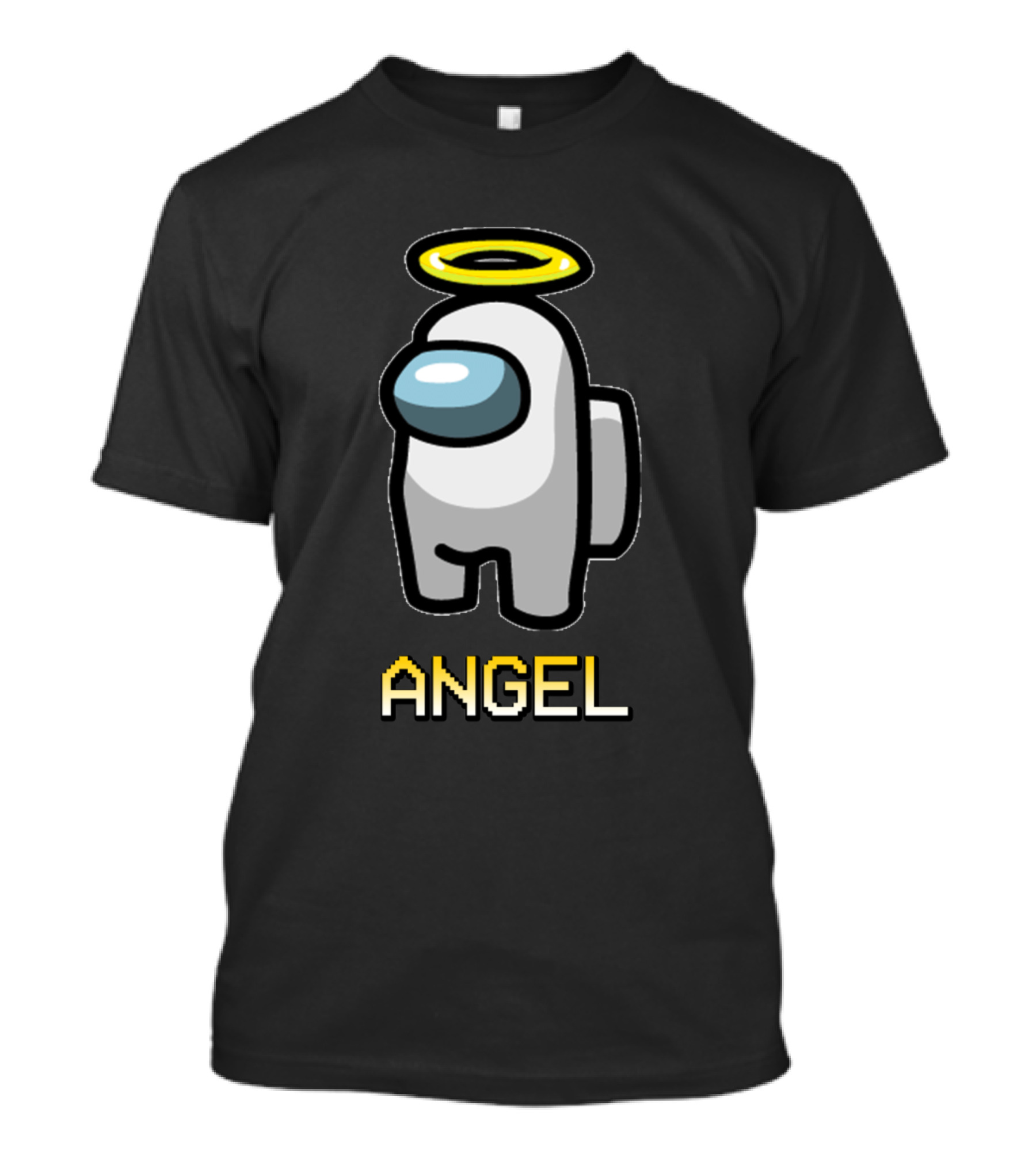 Among Us Angel Character Halo T-Shirt