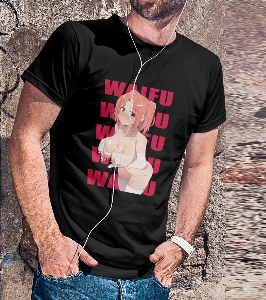 Waifu Material Busty Anime Character T-Shirt