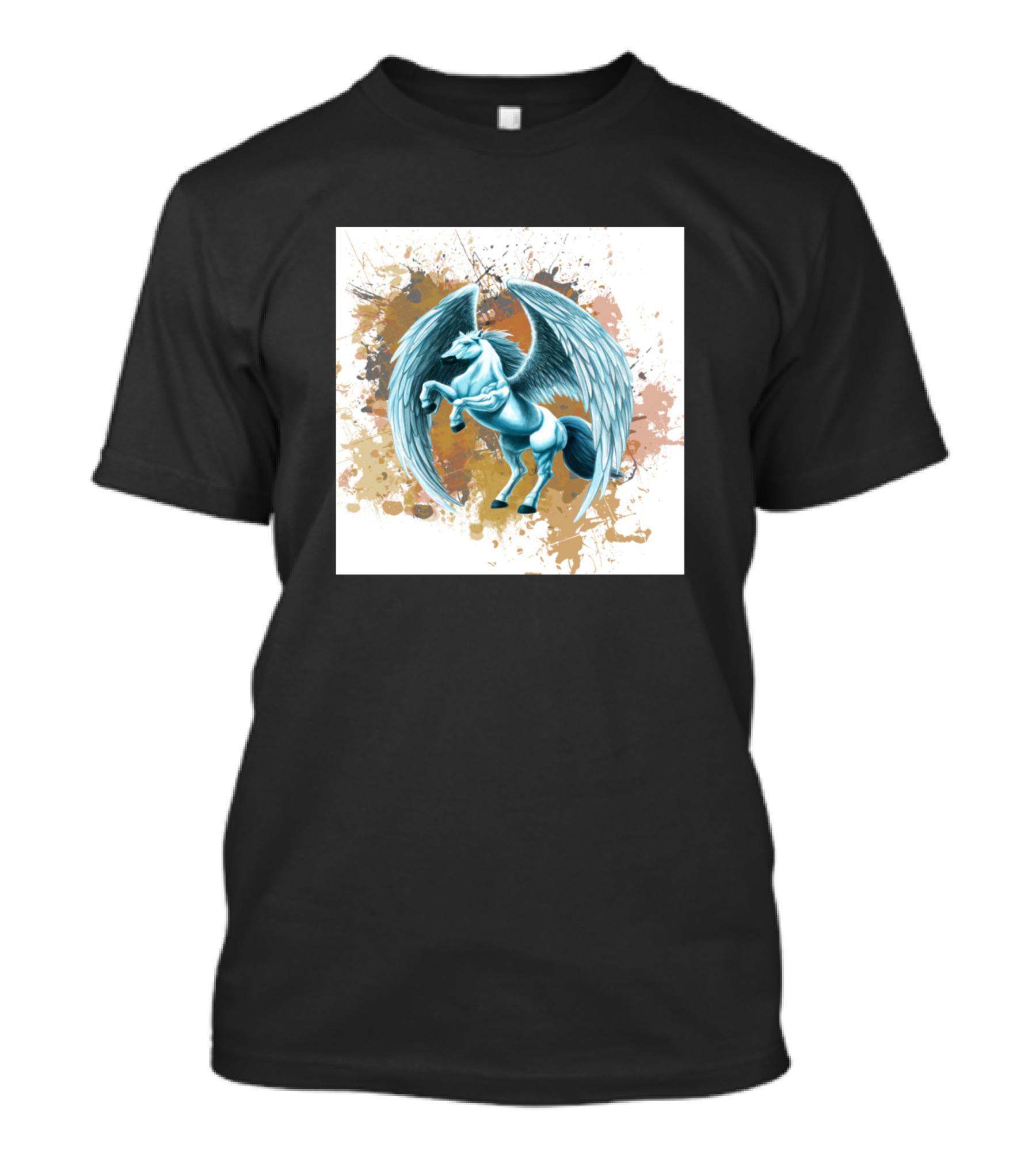 Pegasus Hang Ten Mythical Winged Horse T-Shirt