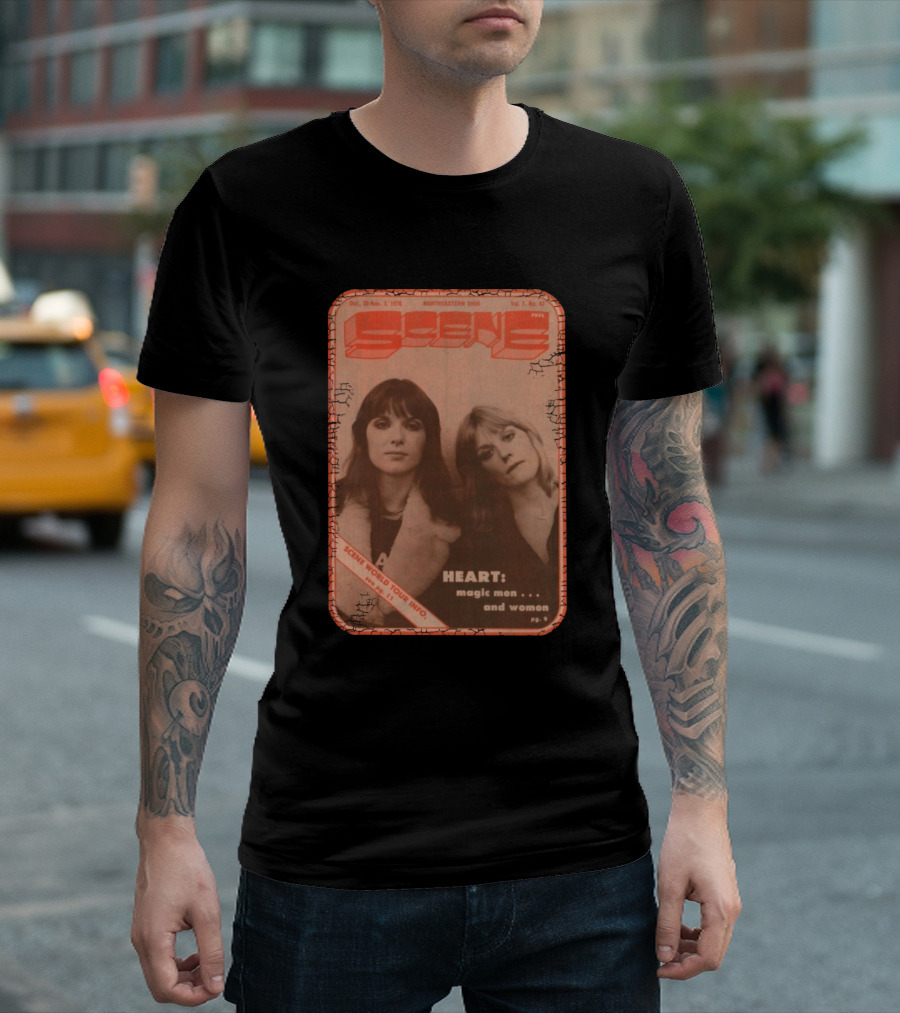 Scene Northeastern Ohio Dec. 9-23, 1976 Heart Magic Man World Tour 1976 T-Shirt