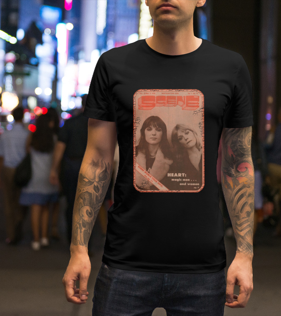 Scene Northeastern Ohio Dec. 9-23, 1976 Heart Magic Man World Tour 1976 T-Shirt