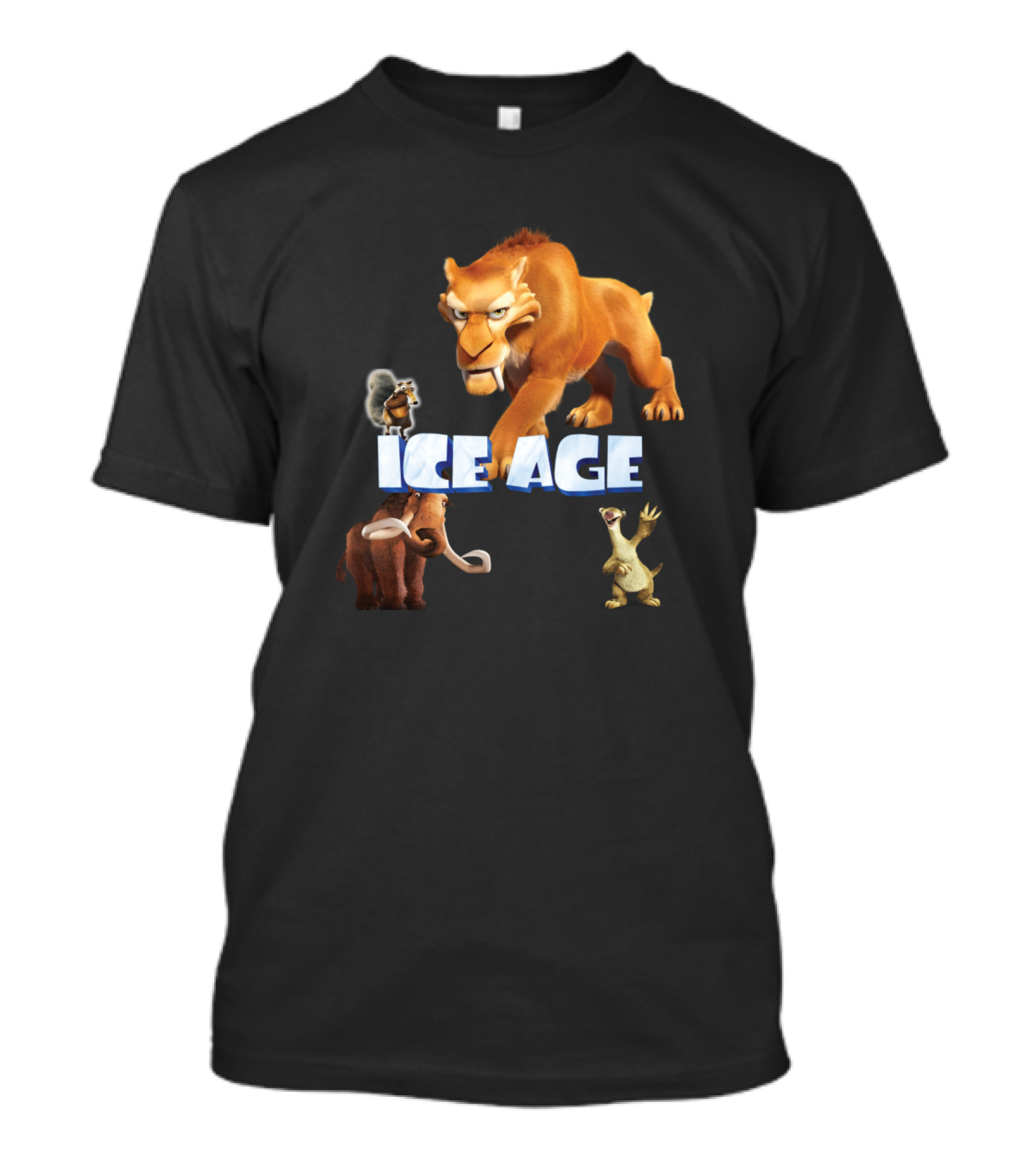 Ice Age Saber-Toothed Adventures With Scrat, Manny, And Sid T-Shirt