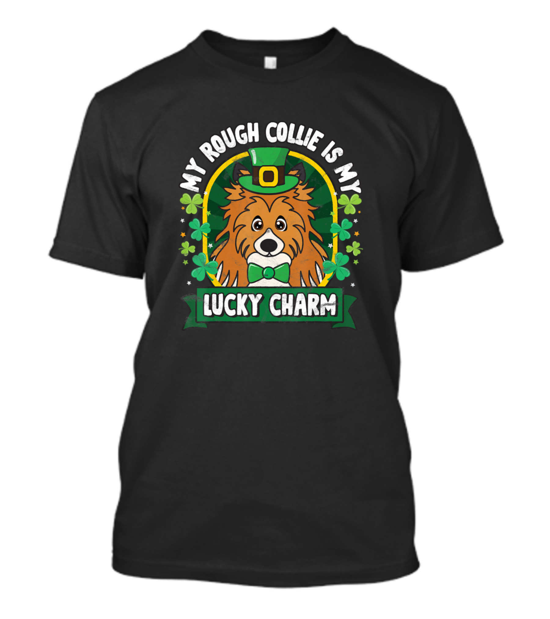 My Rough Collie Is My Lucky Charm St Patricks T-Shirt