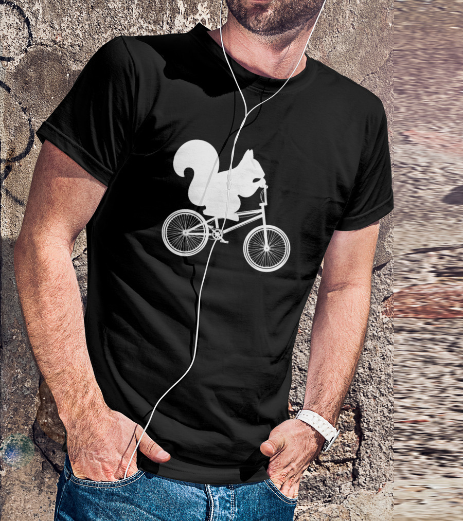 Squirrel Bike BMX Cyclist T-Shirt