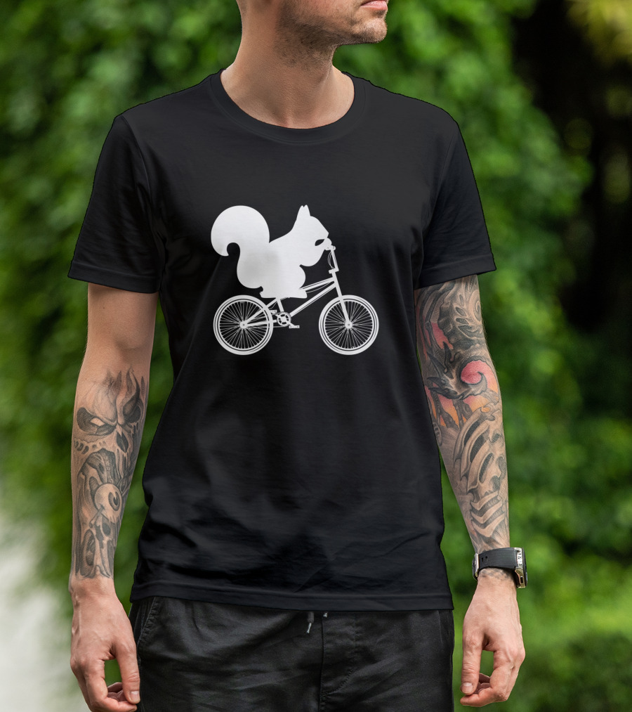 Squirrel Bike BMX Cyclist T-Shirt