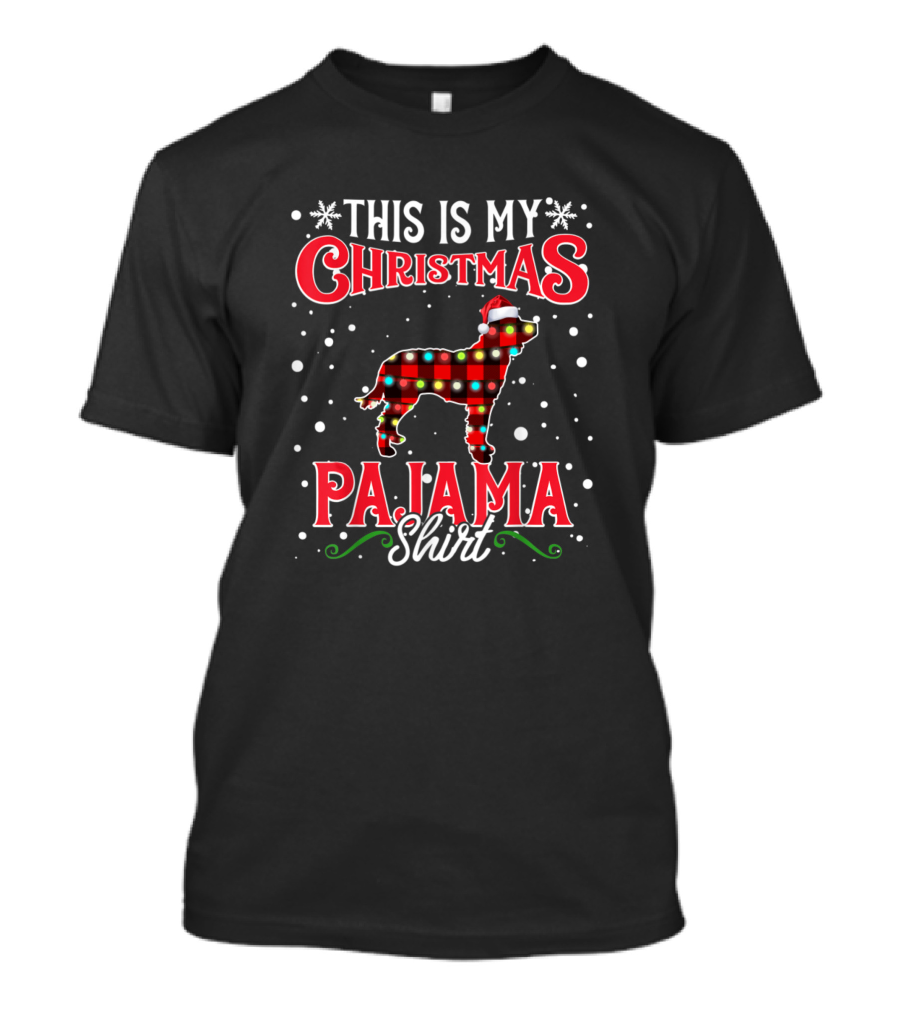 This Is My Christmas Pajama Shirt American Water Spaniel T-Shirt