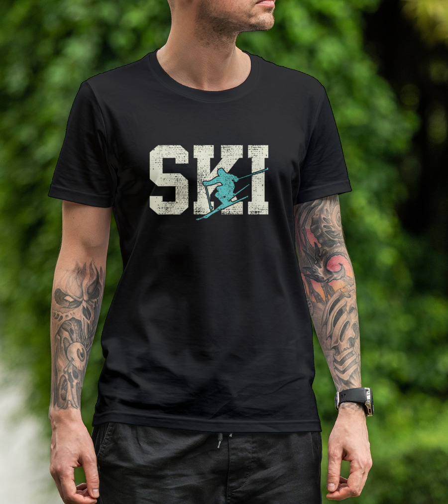 Ski Vacation Winter Skiing Adventure T-Shirt
