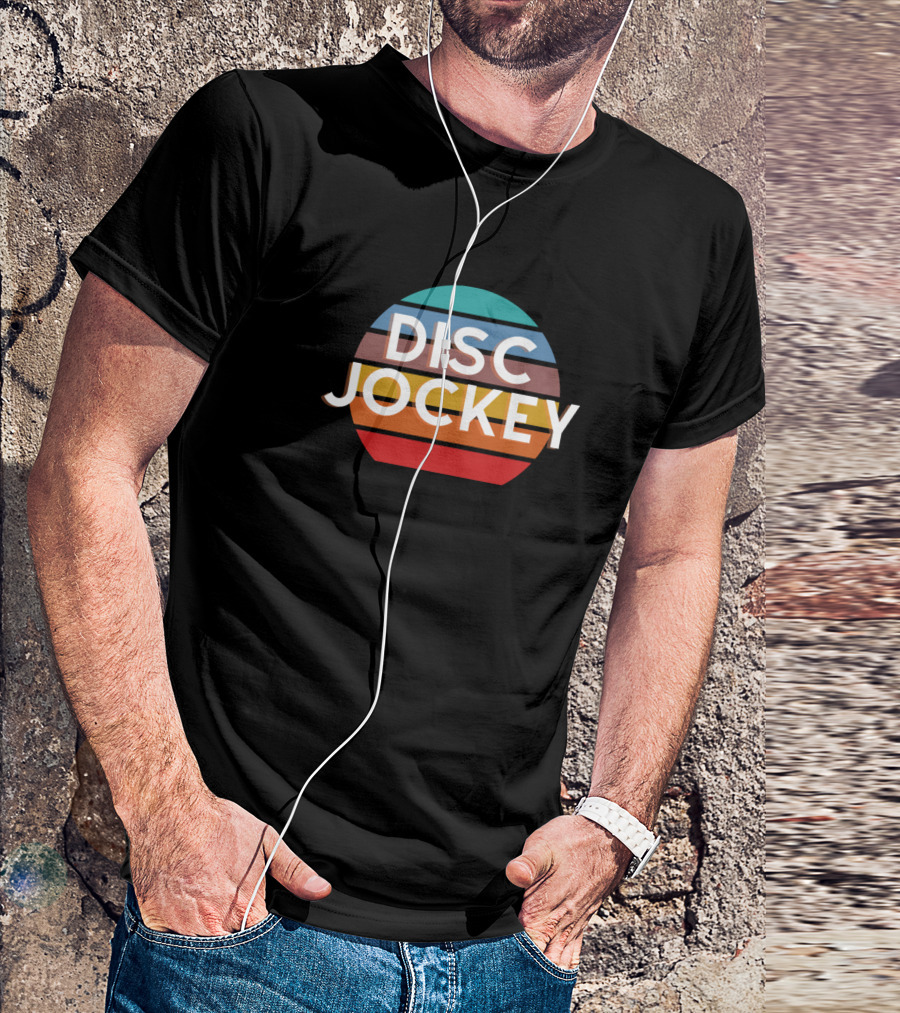 Vintage Retro Disc Jockey Music Lover Deejay T-Shirt