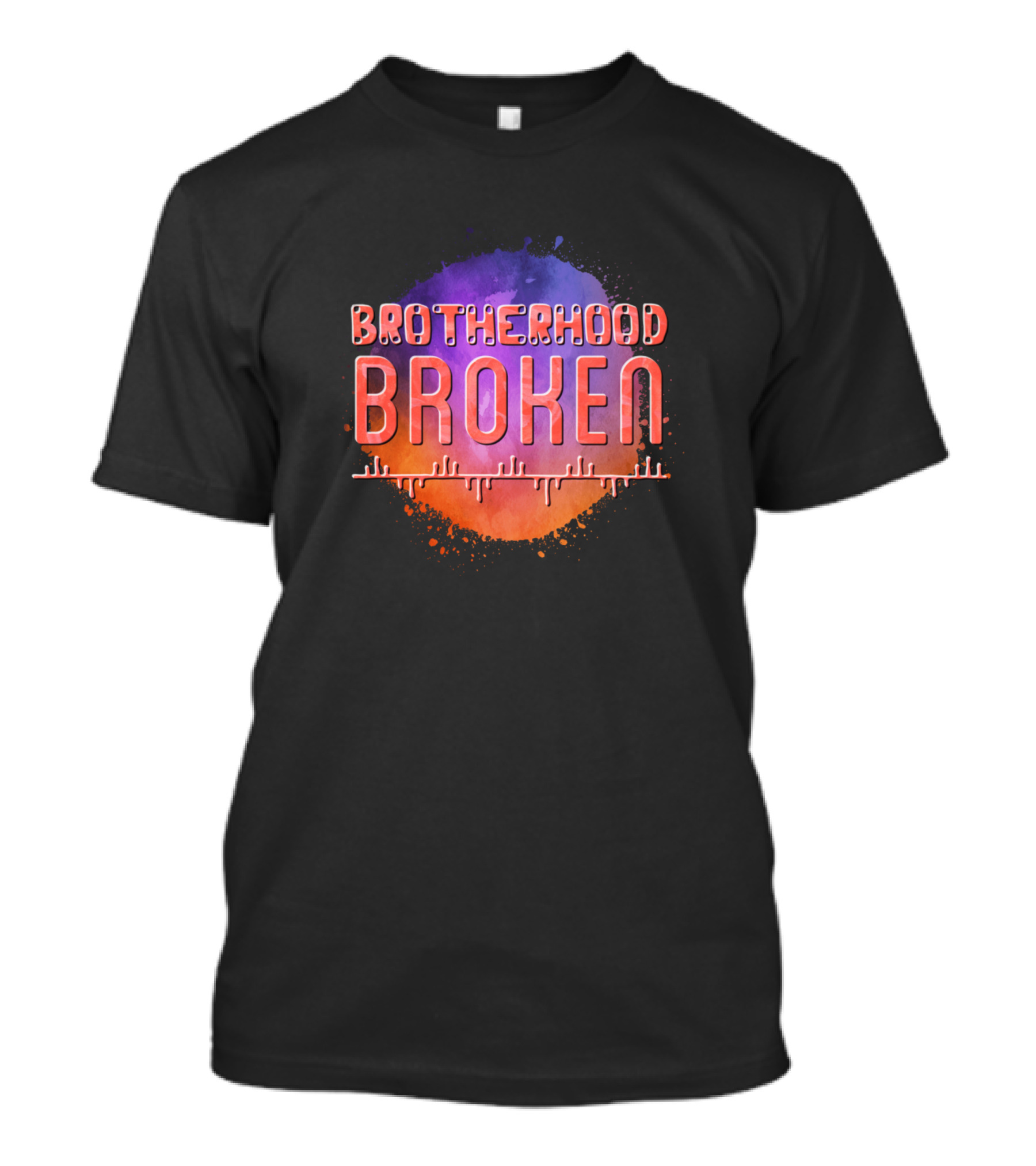 Brotherhood Broken Watercolor Burst T-Shirt