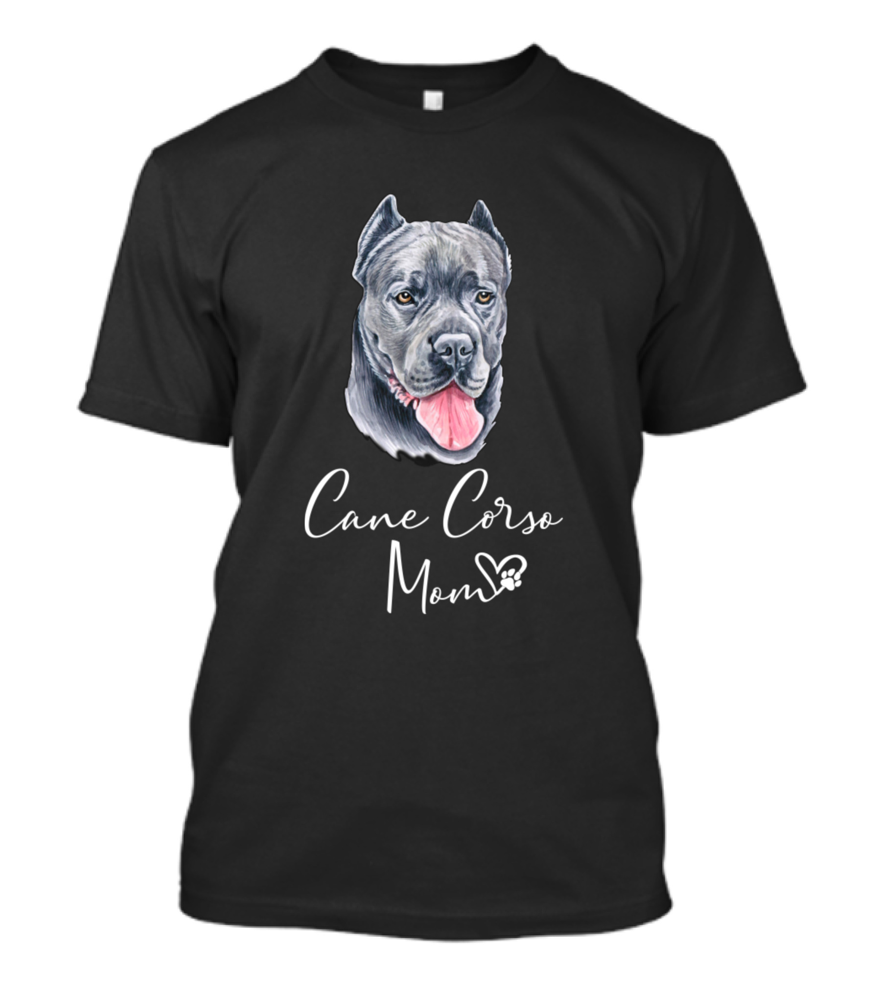 Cane Corso Mom Dog Mother Heart Paw T-Shirt