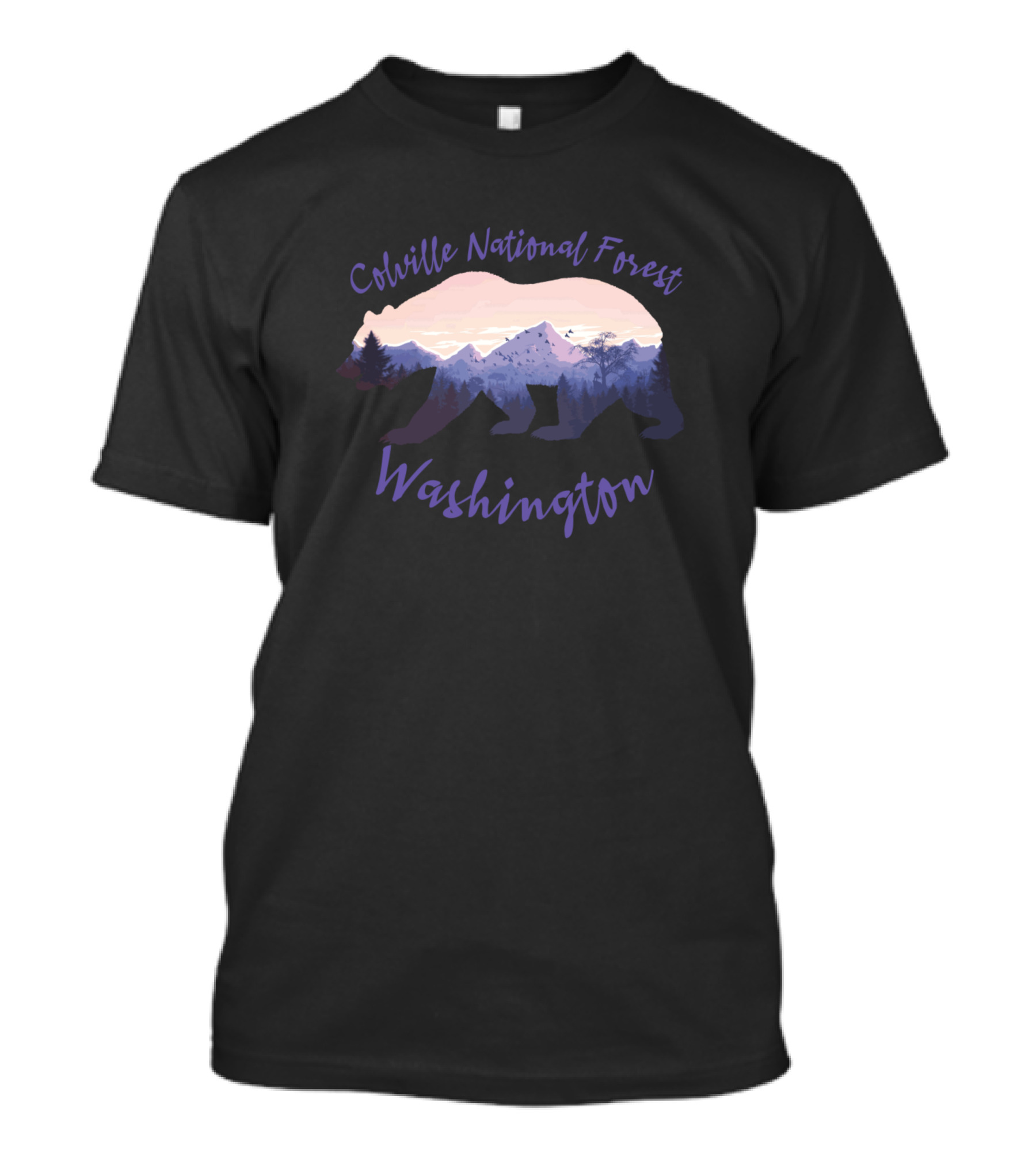 Colville National Forest Washington Bear Mountains T-Shirt