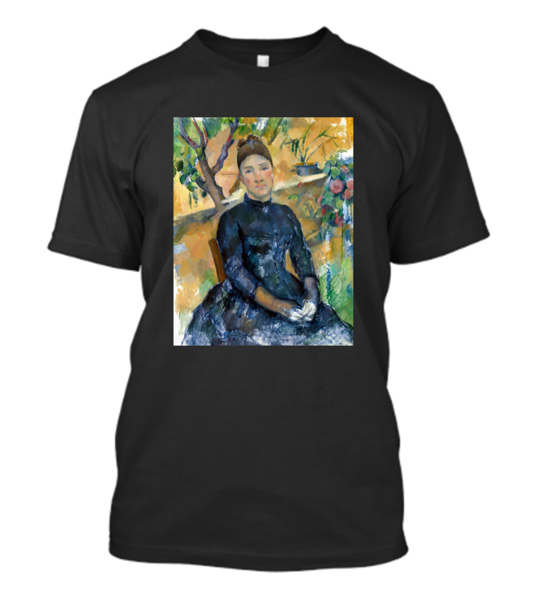 Paul Cezanne Madame Cezanne In The Conservatory Portrait T-Shirt