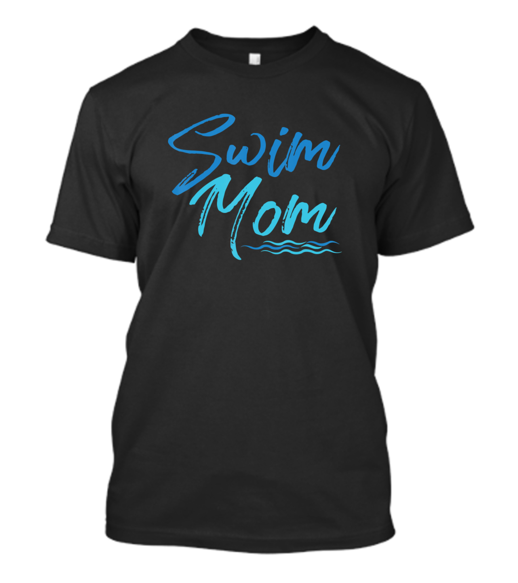 Swim Mom Waves Swimming T-Shirt