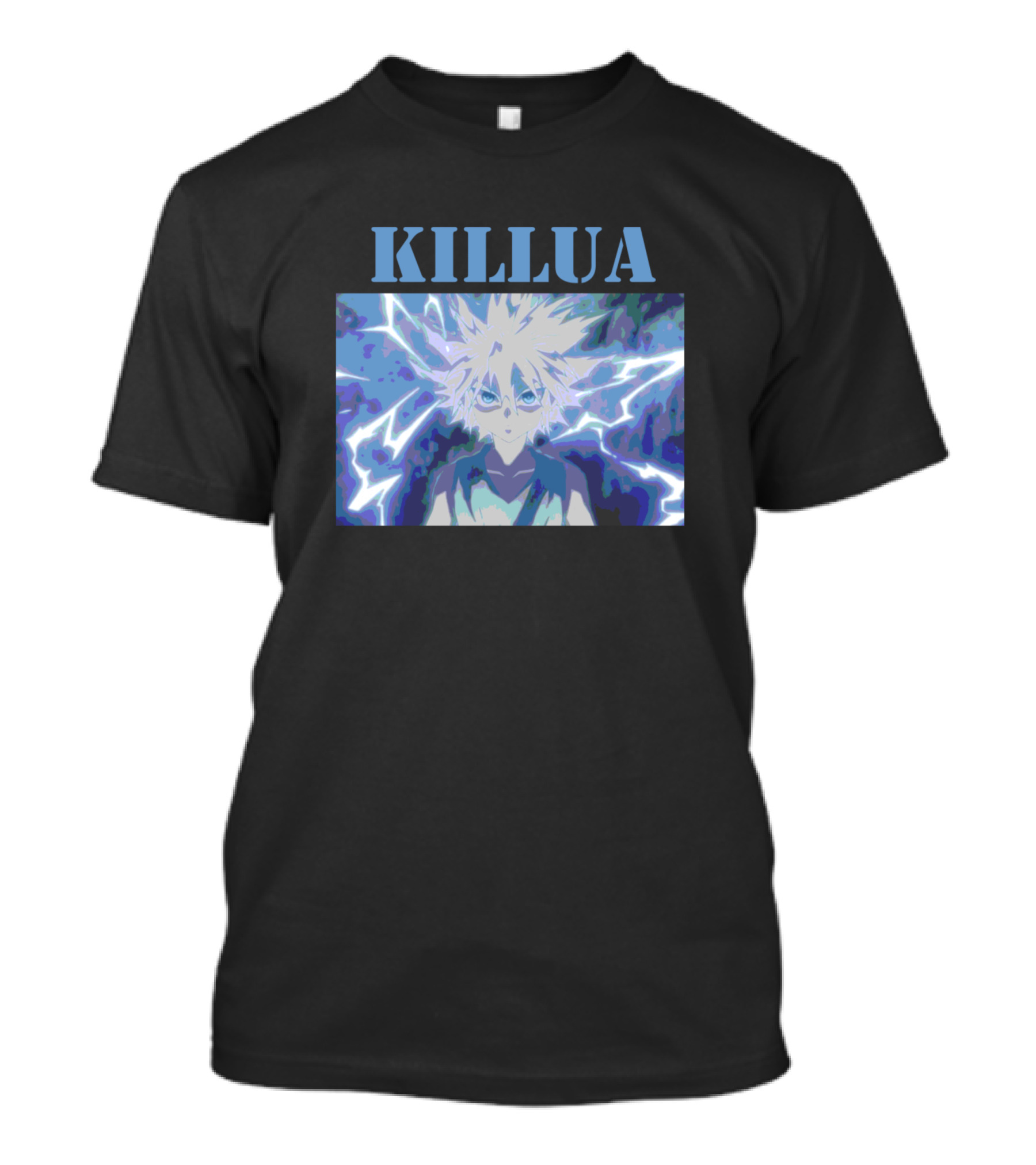 Killua Character Lightning Power Image T-Shirt