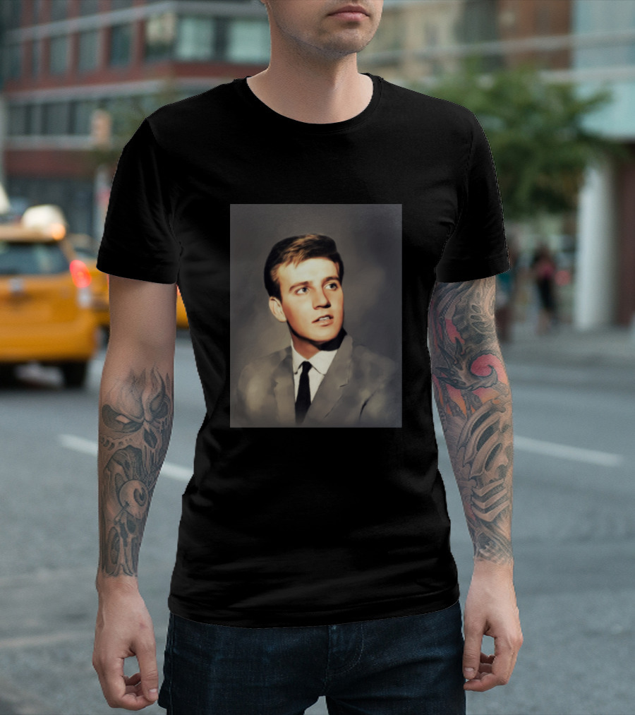 Billy J Kramer Vintage Portrait Music Legend T-Shirt