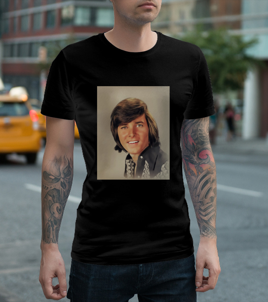 Bobby Sherman Music Legend Portrait T-Shirt