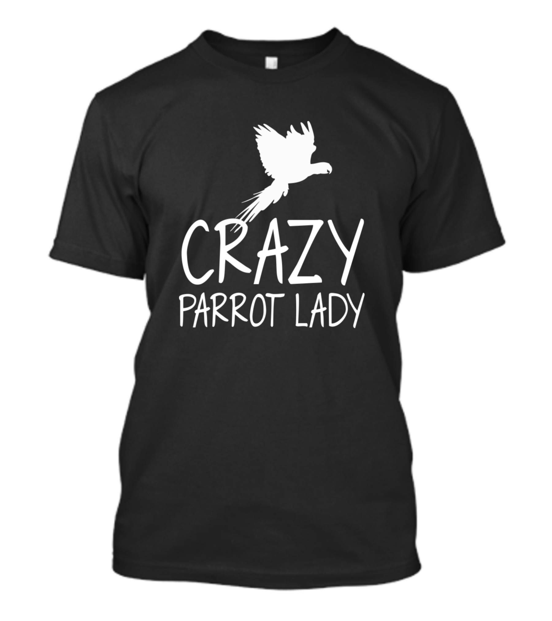 Crazy Parrot Lady Bird Lovers T-Shirt