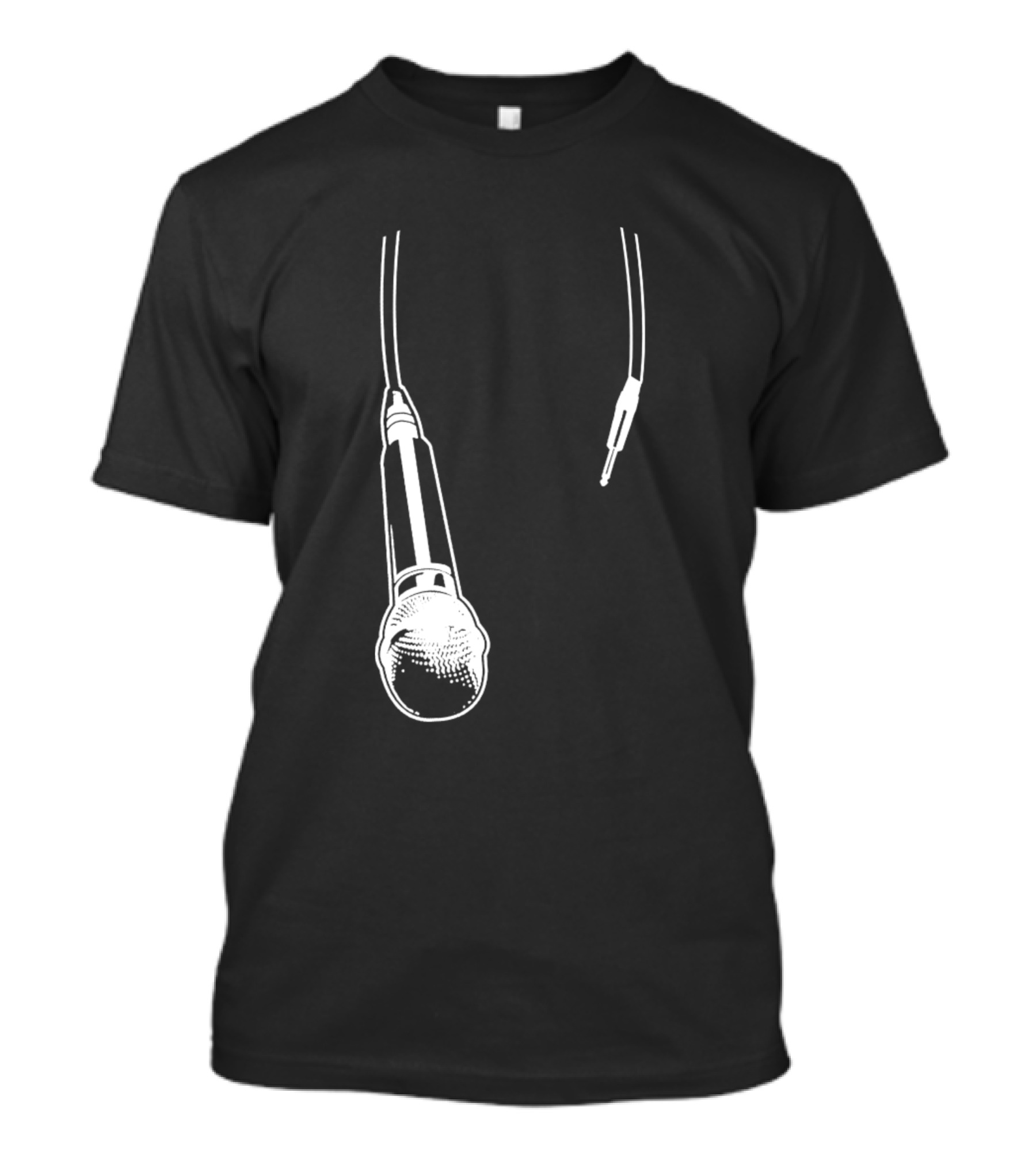 Dj Microphone Techno Hip Hop Music Vibe T-Shirt