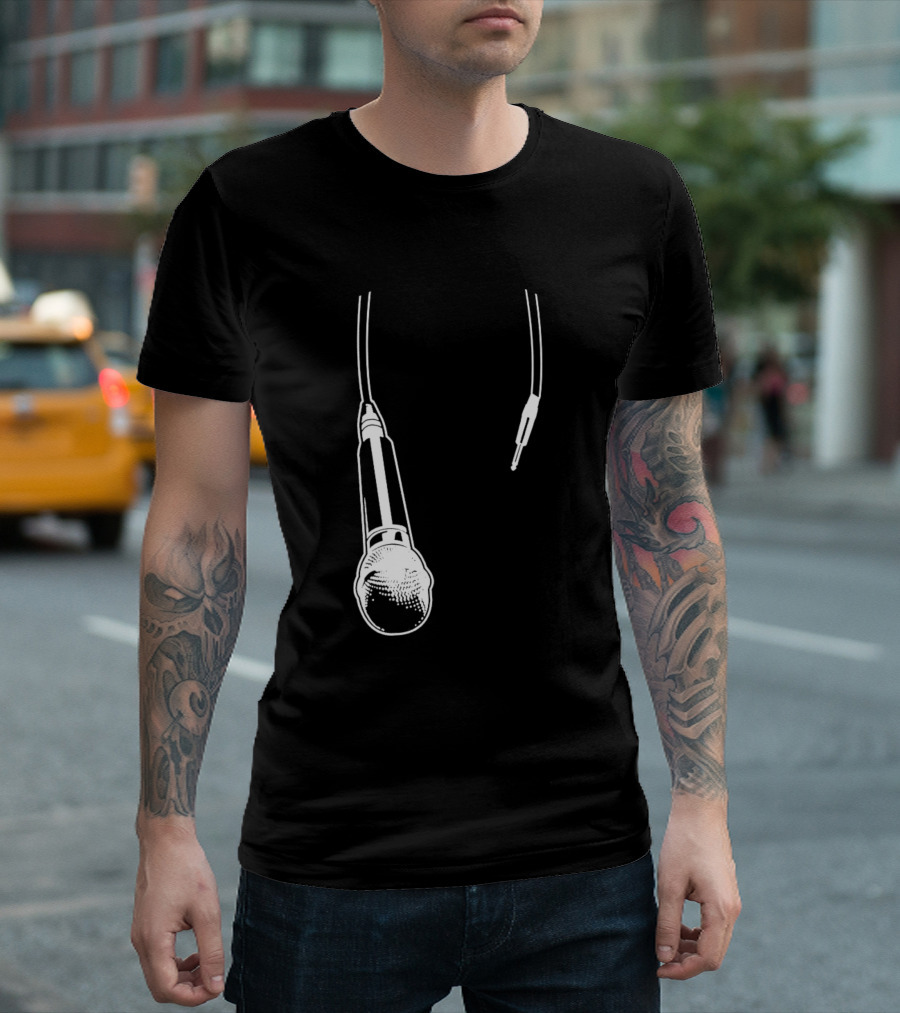 Dj Microphone Techno Hip Hop Music Vibe T-Shirt