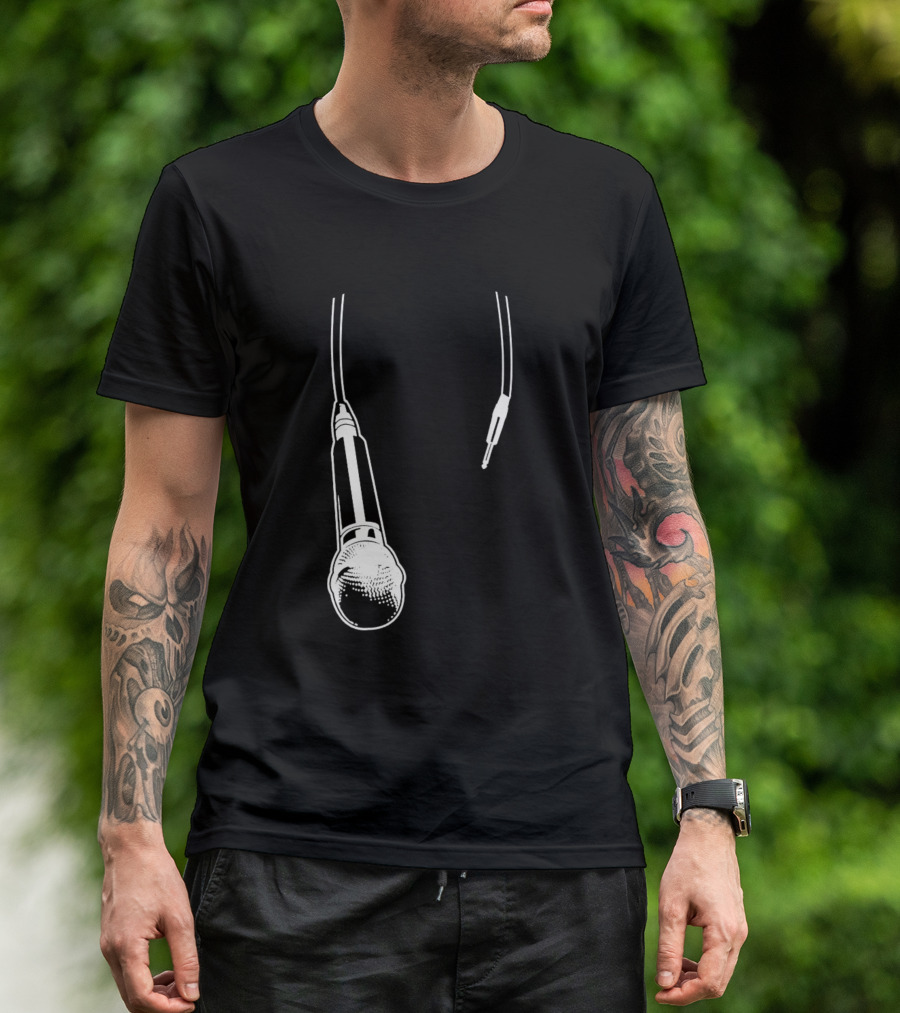 Dj Microphone Techno Hip Hop Music Vibe T-Shirt