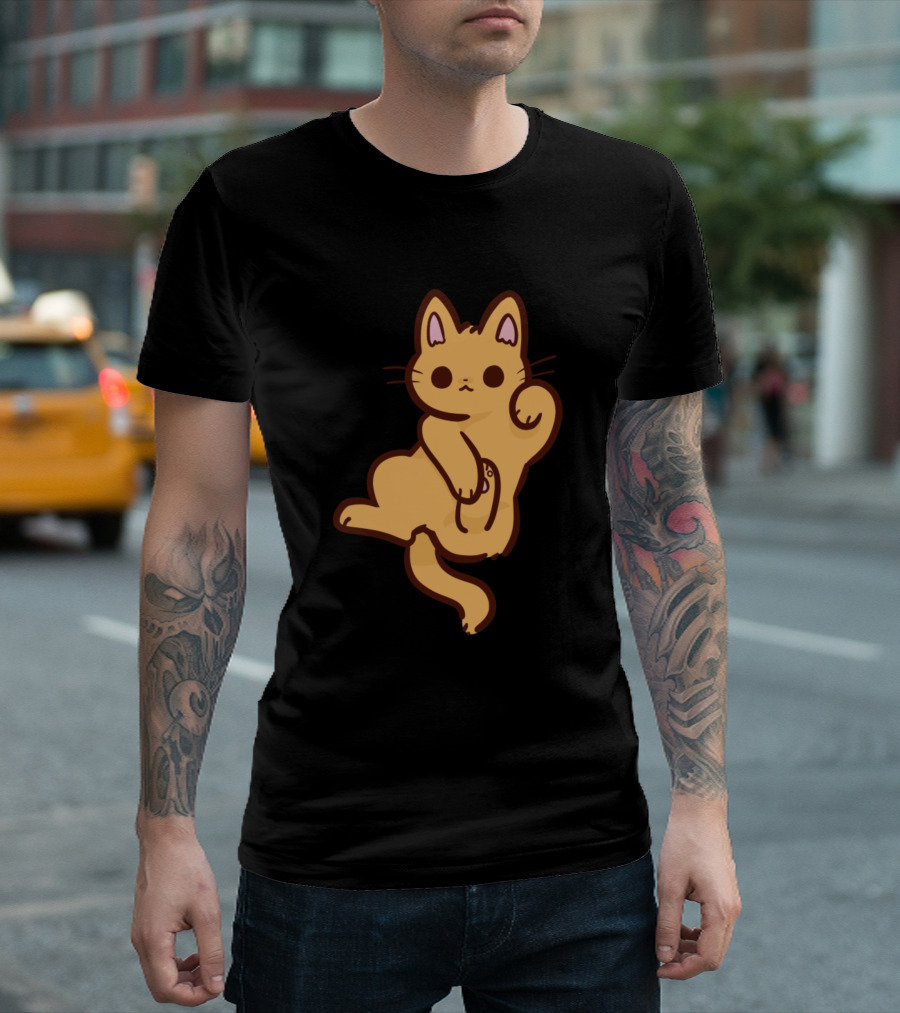 Kitty Cat Lucky Charm Pose T-Shirt