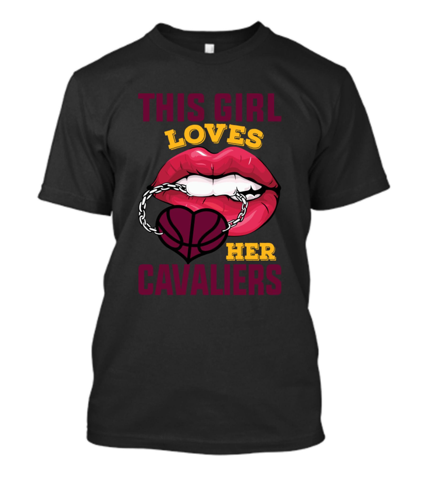 This Girl Loves Her Cavaliers Basketball Lovers T-Shirt