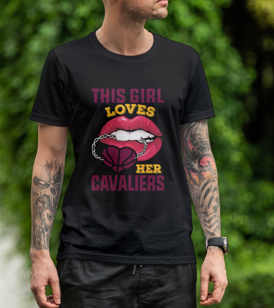 This Girl Loves Her Cavaliers Basketball Lovers T-Shirt