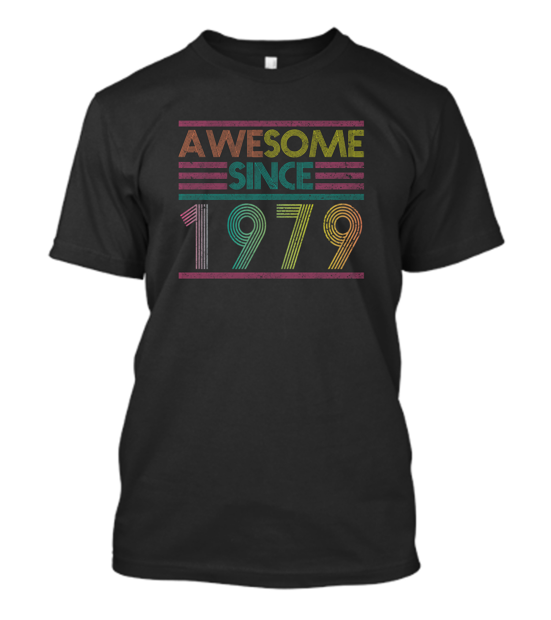Awesome Since 1979 Best Retro Vintage Birthday Year T-Shirt