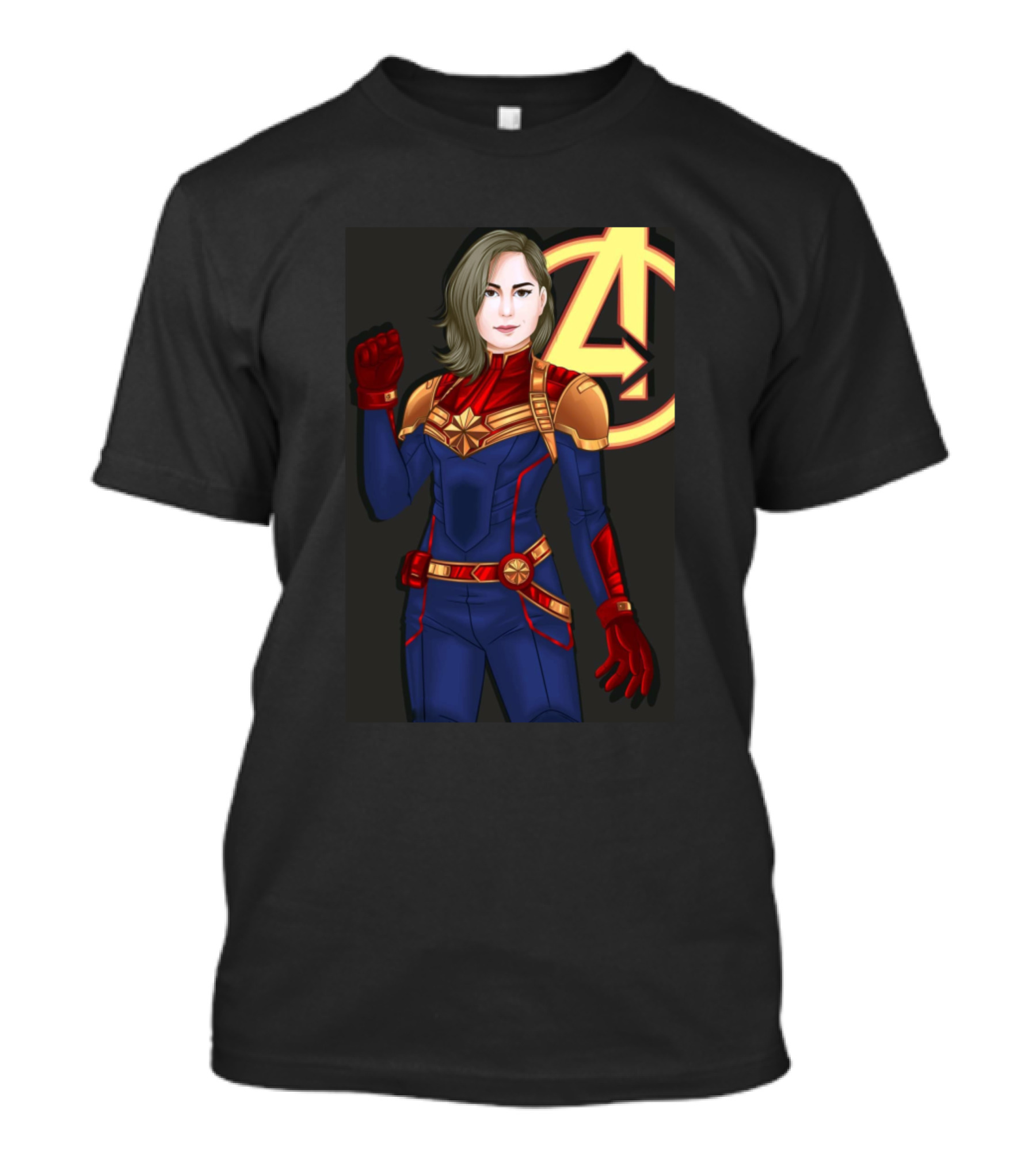 Avengers Beautiful Captain Marvel T-Shirt