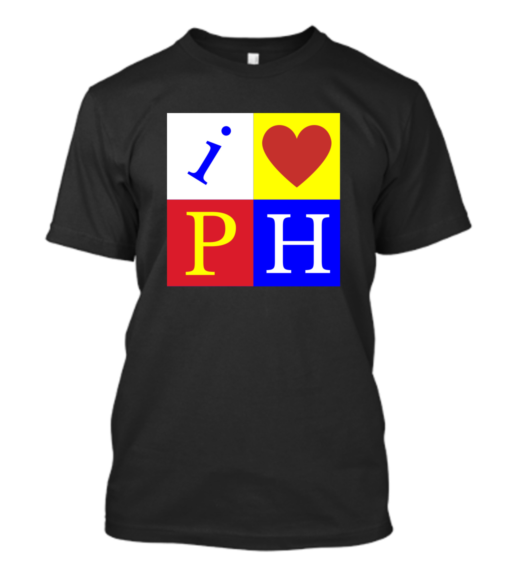 I Heart PH Philippines Love Block T-Shirt