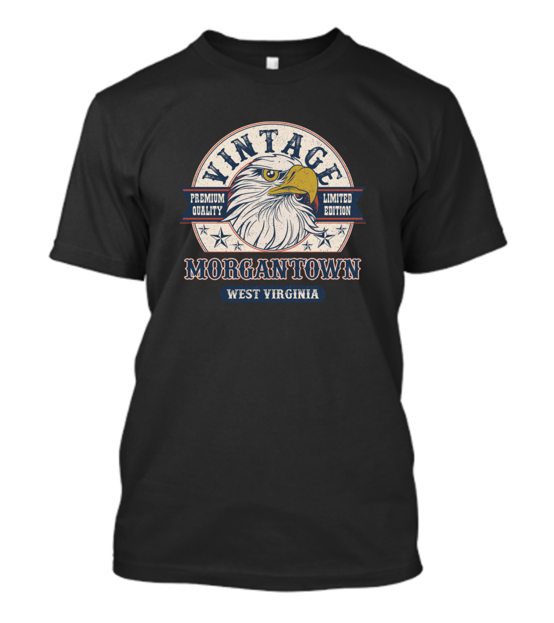 Vintage Morgantown West Virginia Eagle T-Shirt