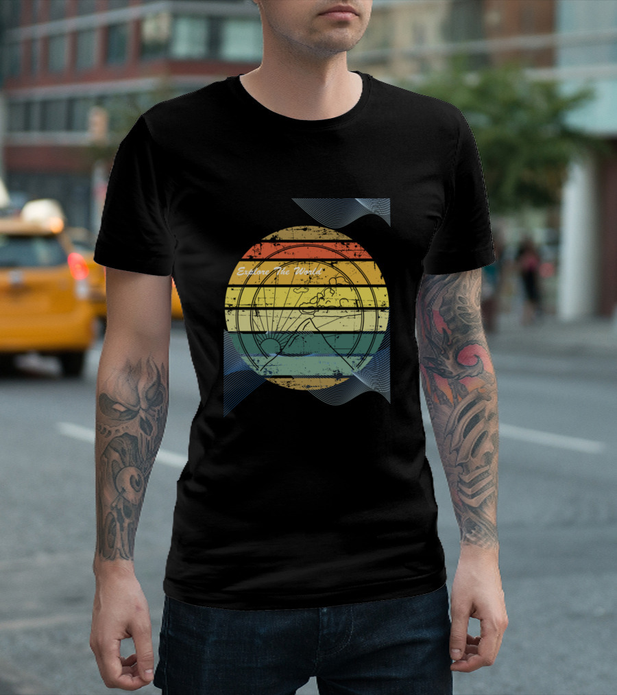 Explore the World Summer of Surfing Vintage Surf T-Shirt