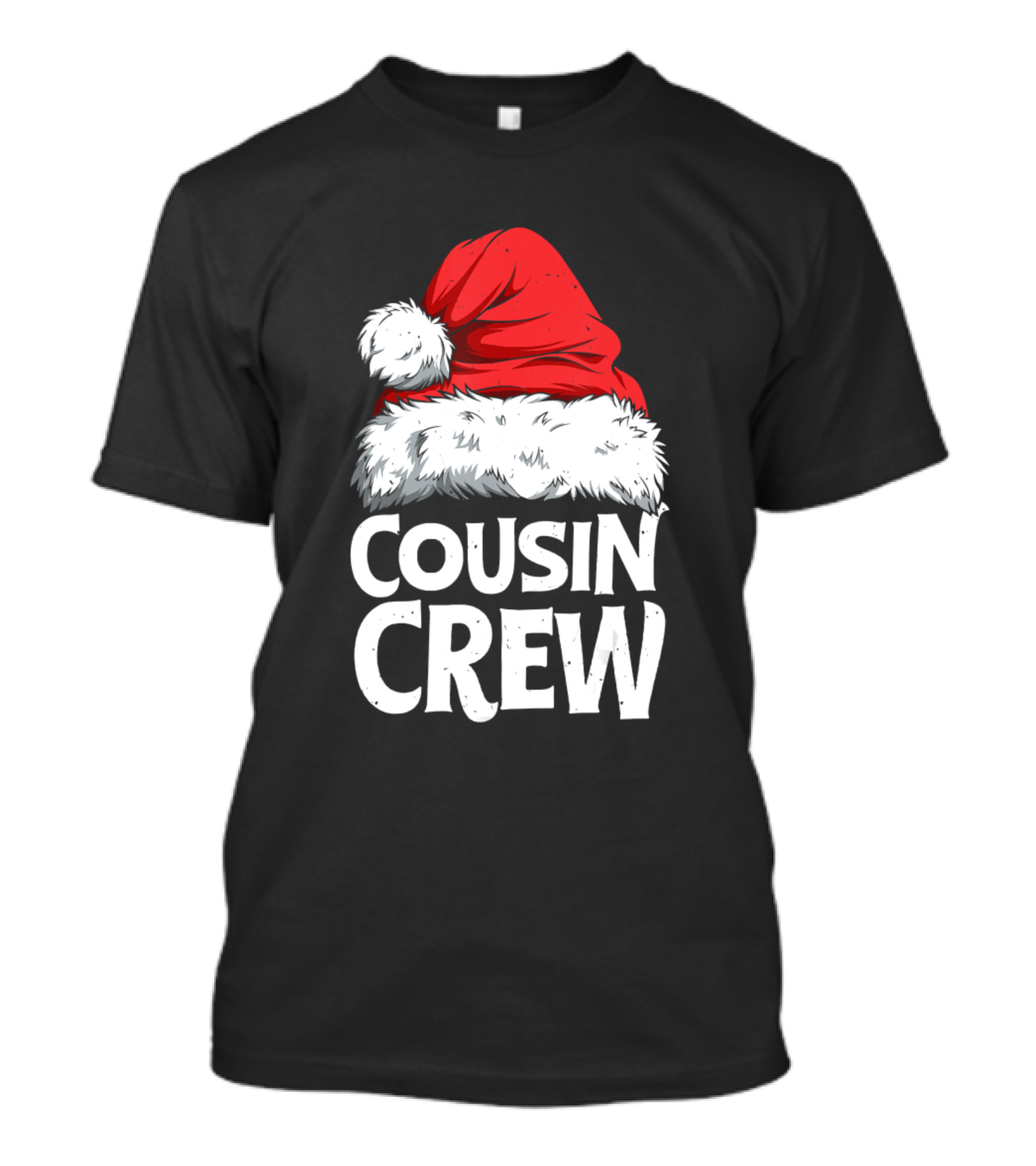 Cousin Crew Santa Hat Holiday T-Shirt