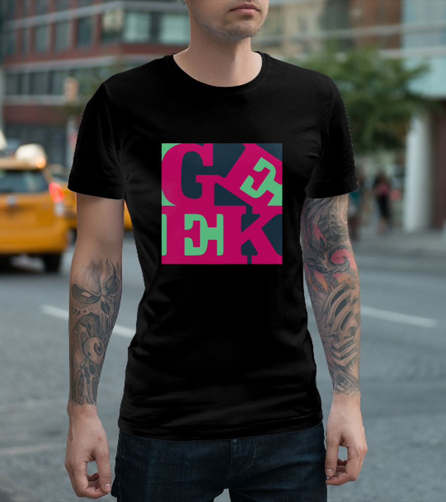 Geek Colorful Block T-Shirt