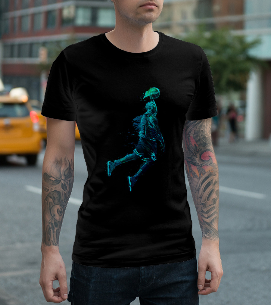 Jordan Neon Dunk Art Magic T-Shirt