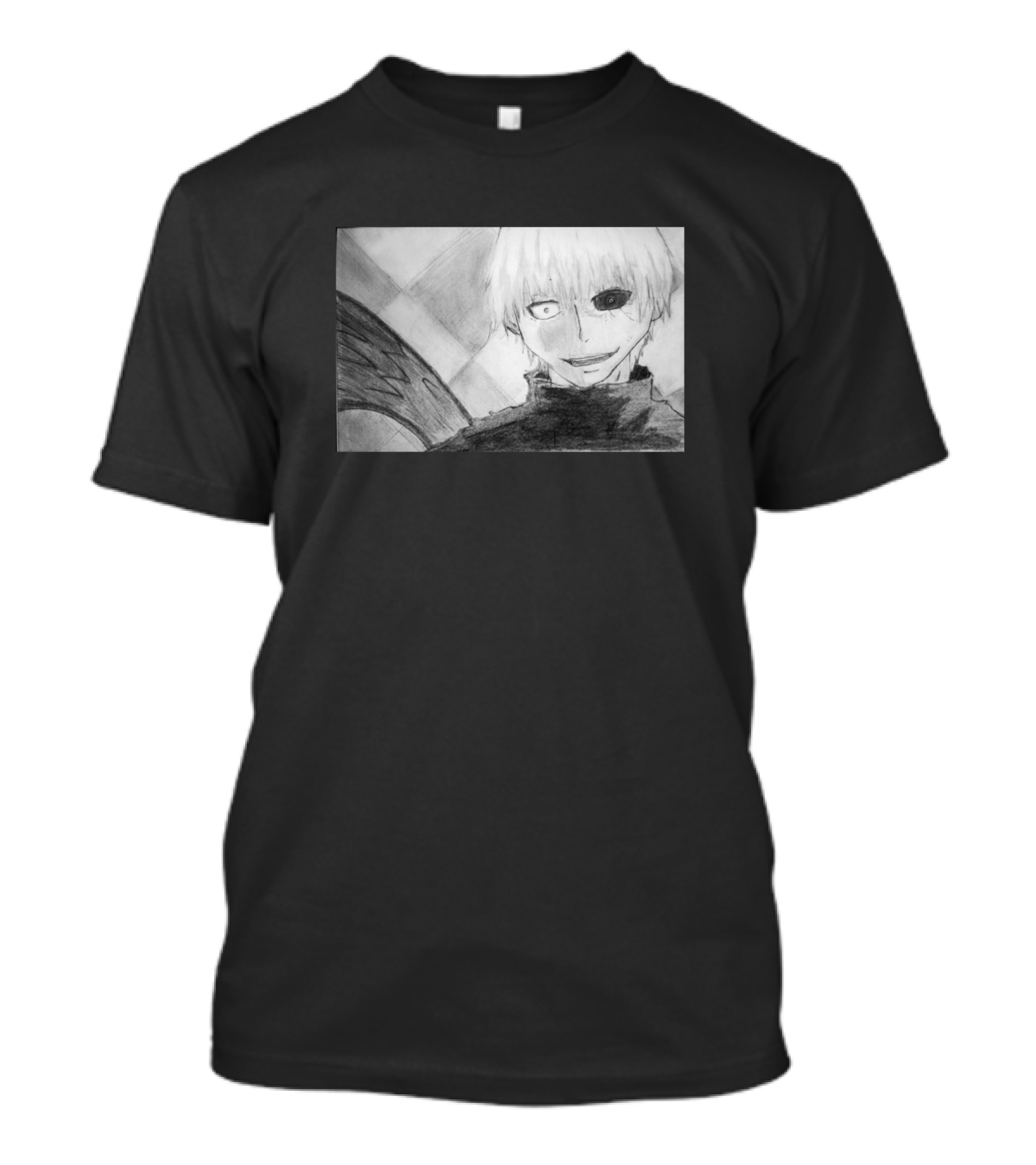Kaneki Tokyo Ghoul Illustration Fan T-Shirt