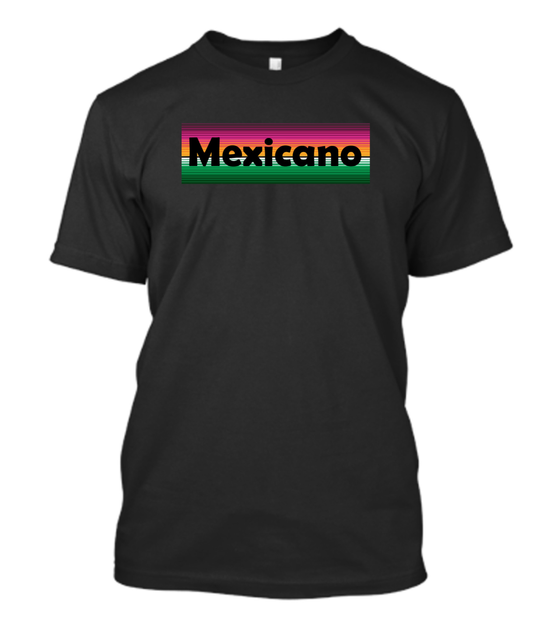 Mexicano Rebozo Multicolor Stripes T-Shirt