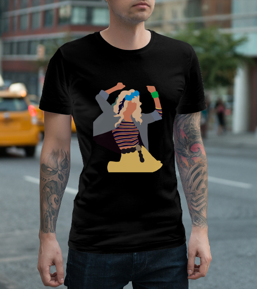 Robin Sparkles Retro 80s Style Fashion Look T-Shirt