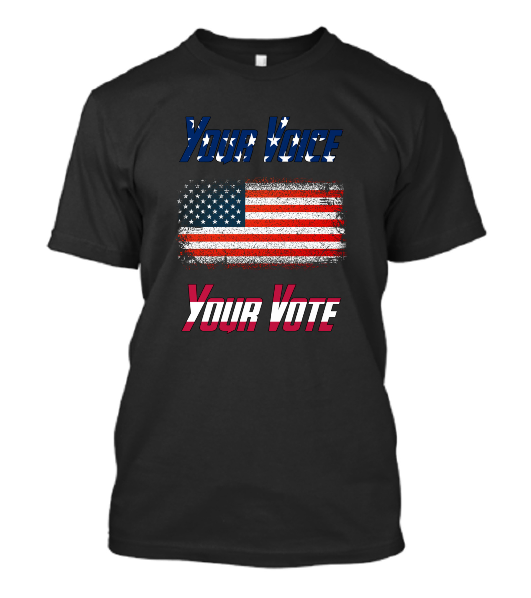 Your Voice Your Vote American Flag T-Shirt