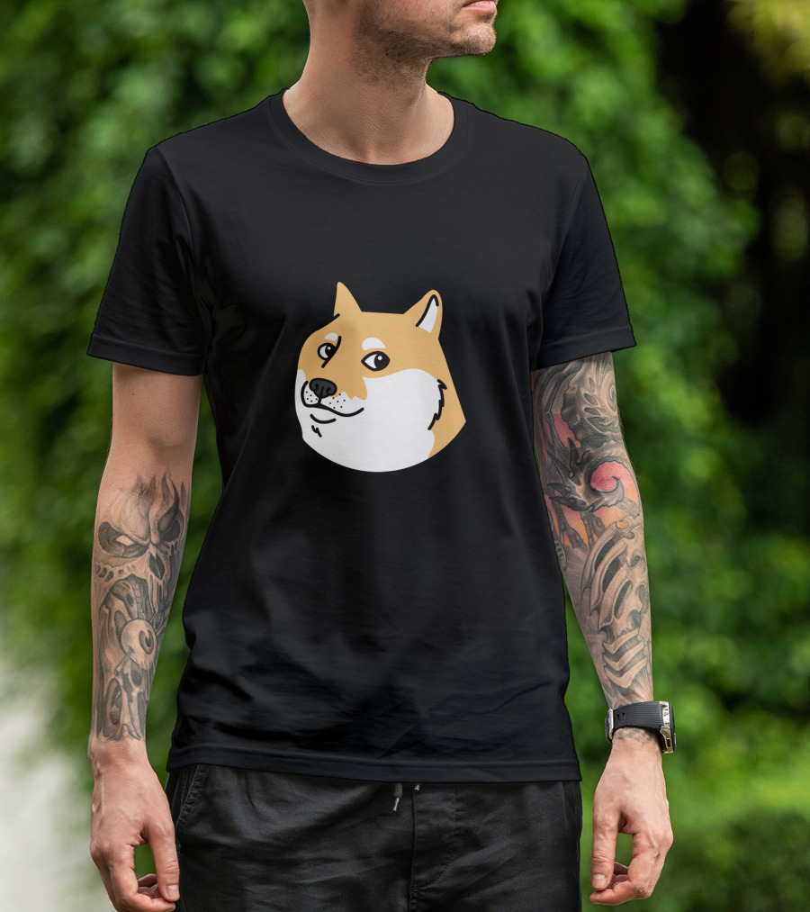Cheems Doge Meme Face T-Shirt