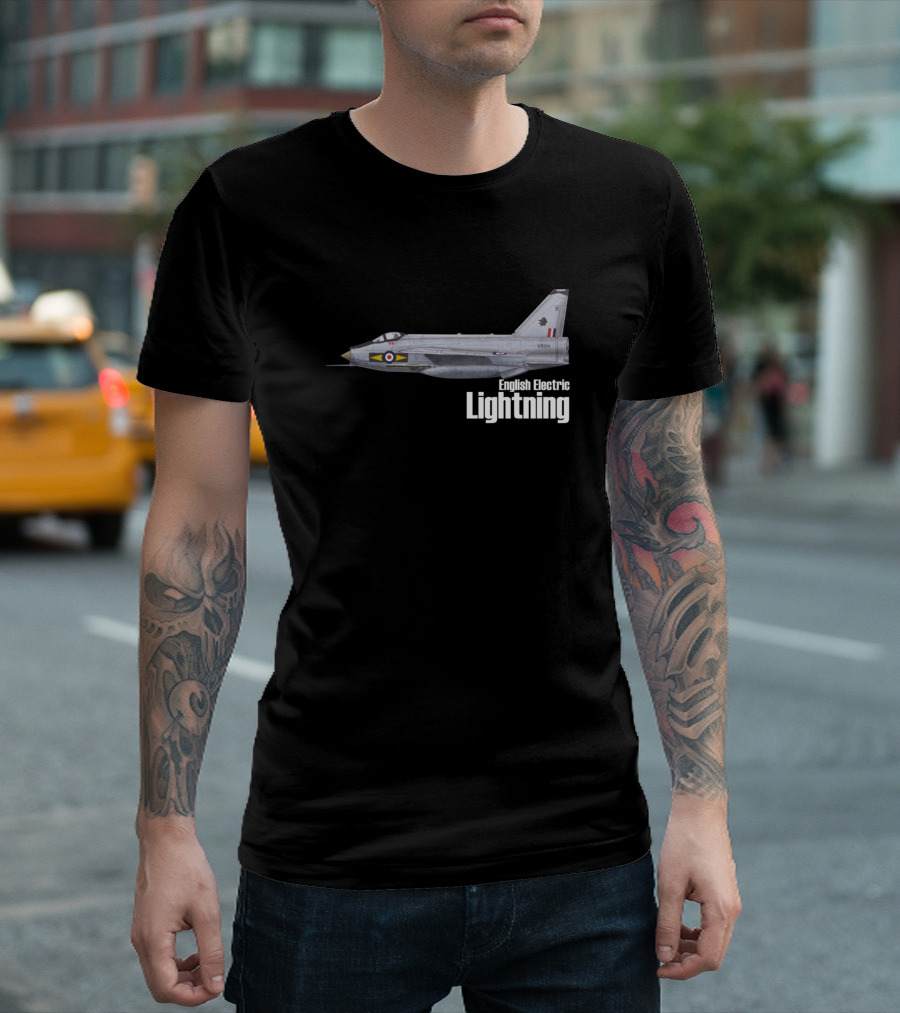 English Electric Lightning Jet Fighter Aircraft T-Shirt