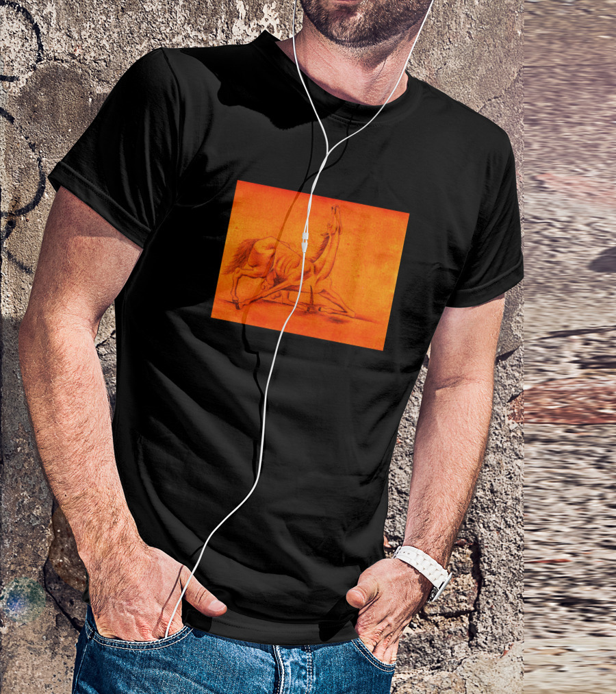 High Resolution Gutted Horse Pablo Picasso Inspired Image T-Shirt