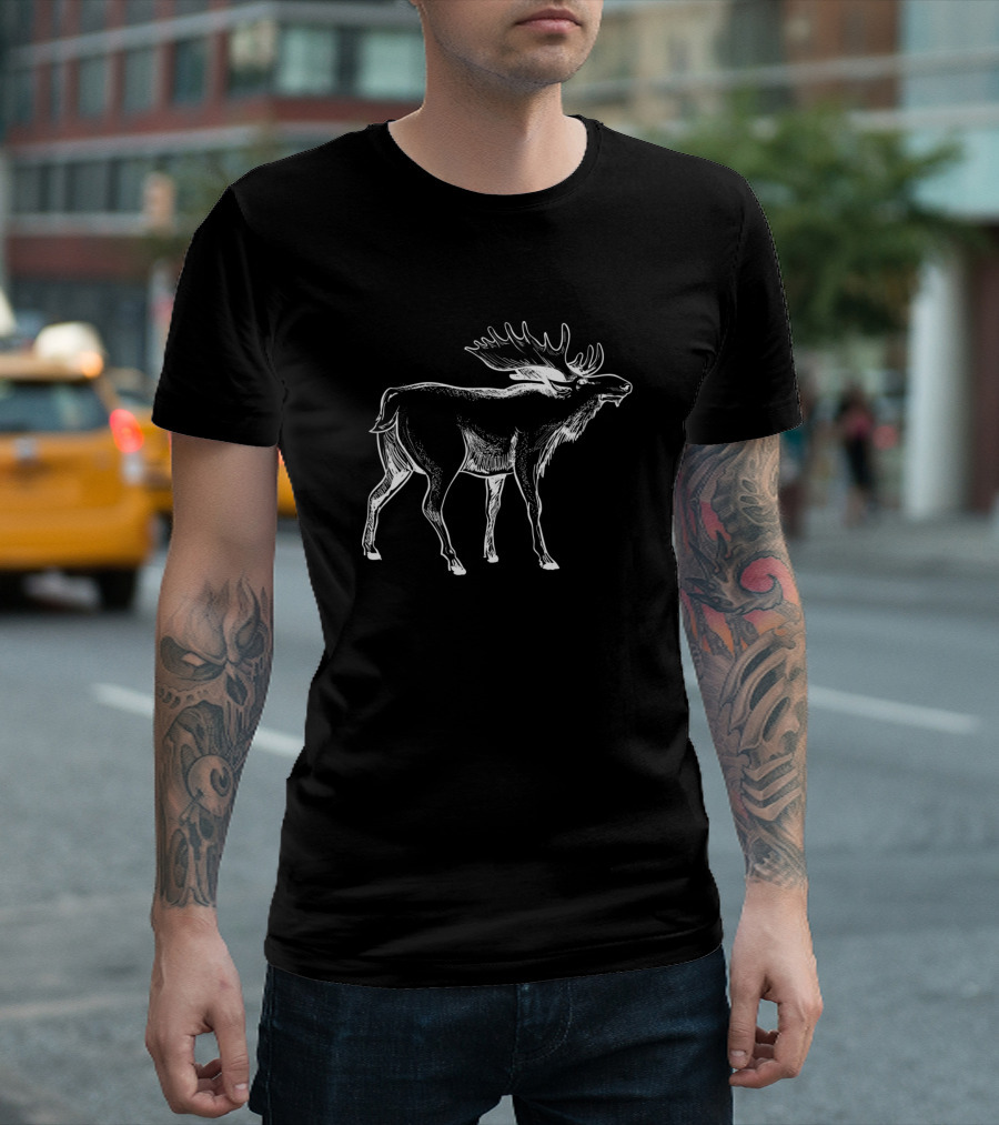 Moose Lover Wildlife Nature T-Shirt