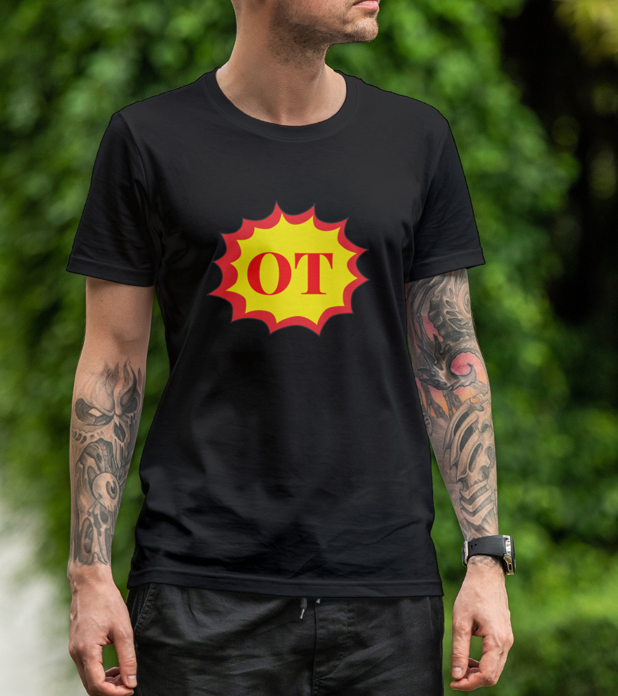 OT Occupational Therapy Superhero Burst T-Shirt